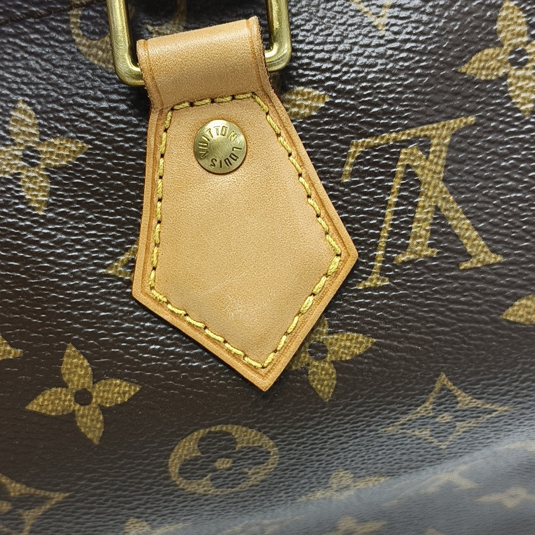 SPEEDY 25 Monogram Coated Canvas Brown