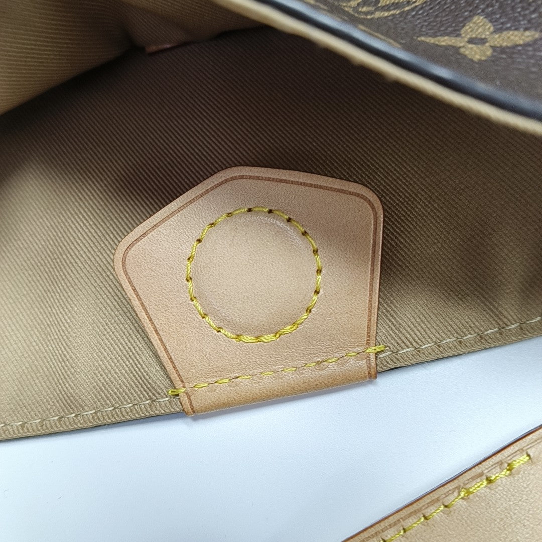 GRACEFUL TPM Monogram Coated Canvas Brown