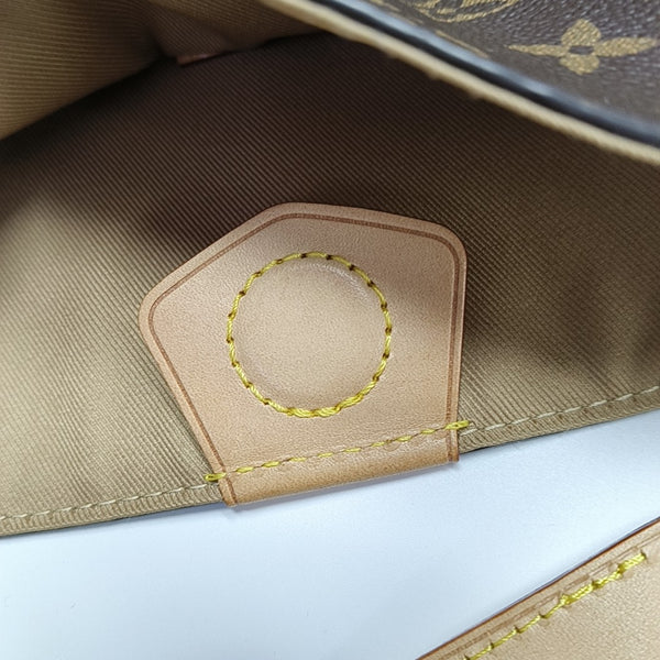 GRACEFUL TPM Monogram Coated Canvas Brown