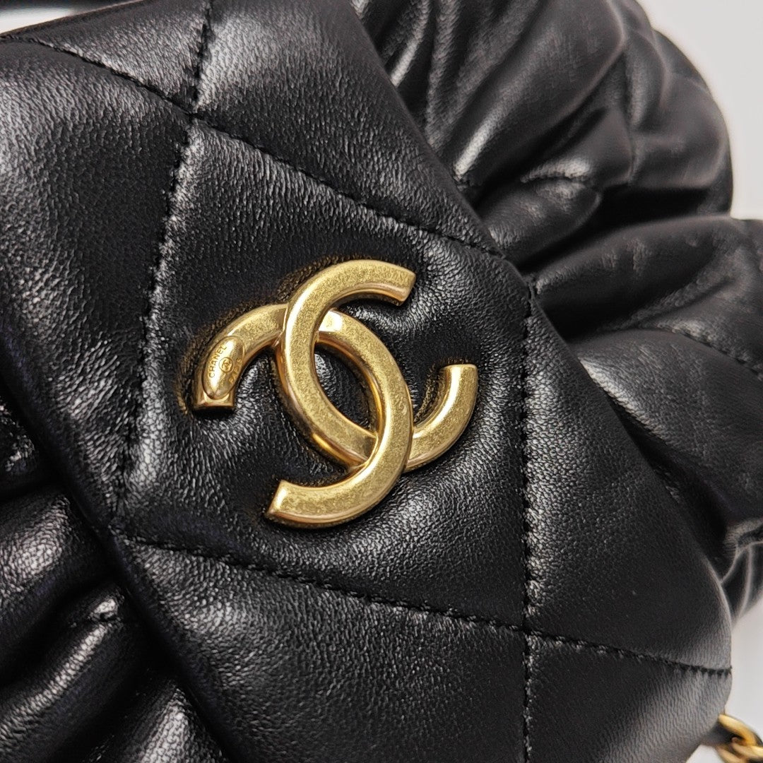 Quilted Lambskin Mini Black