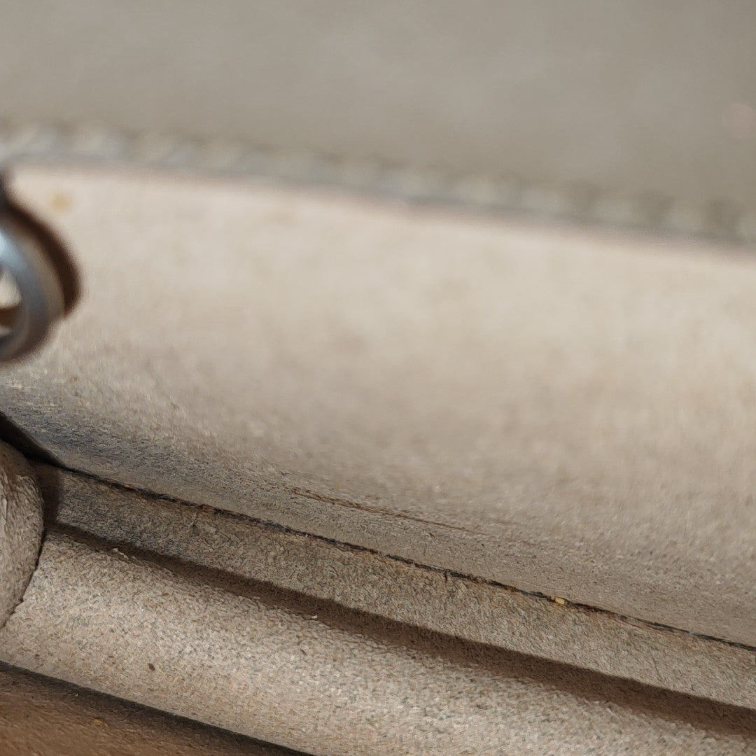 Dionysus Super Mini Monogram Coated Canvas Beige