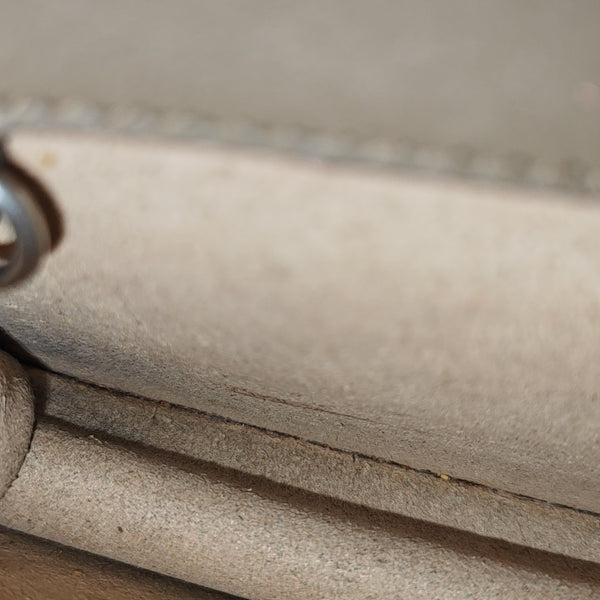 Dionysus Super Mini Monogram Coated Canvas Beige