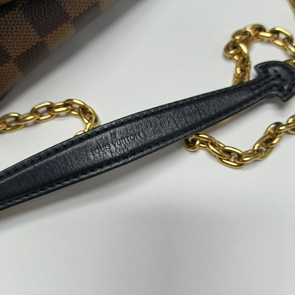 VAVIN PM Damier Ebene Coated Canvas Brown