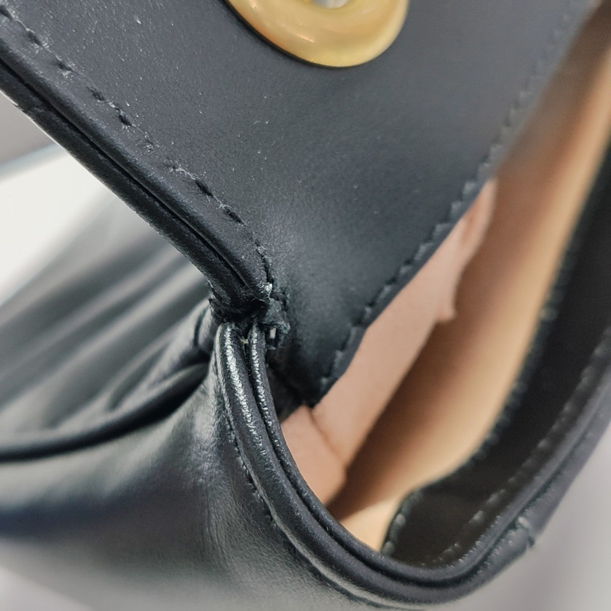GG Marmont Small Quilted Calfskin Black