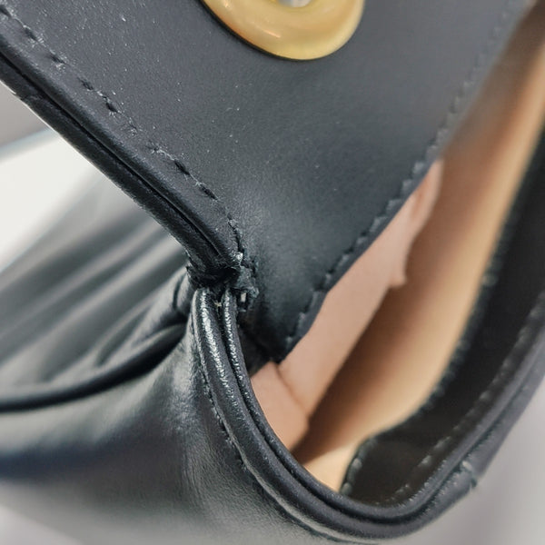 GG Marmont Small Quilted Calfskin Black