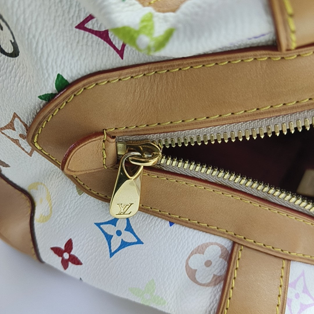 LV × TM CLAUDIA Monogram Coated Canvas White
