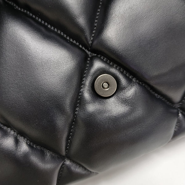 B. Quilted Calfskin Black