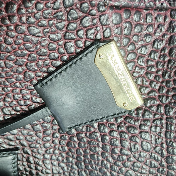 Calfskin Top Handle Bag Red
