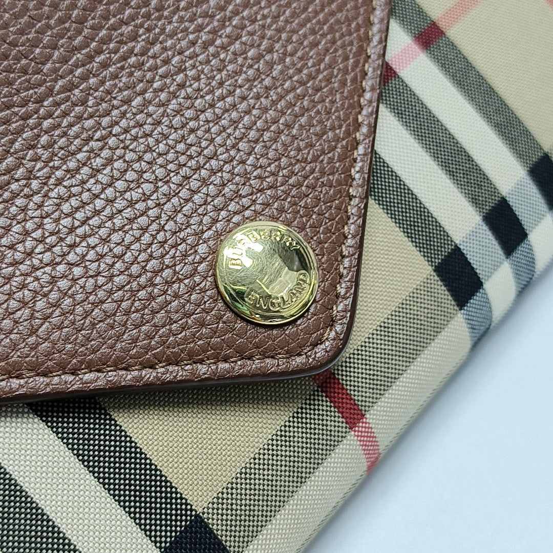 Canvas Shoulder Bag Brown