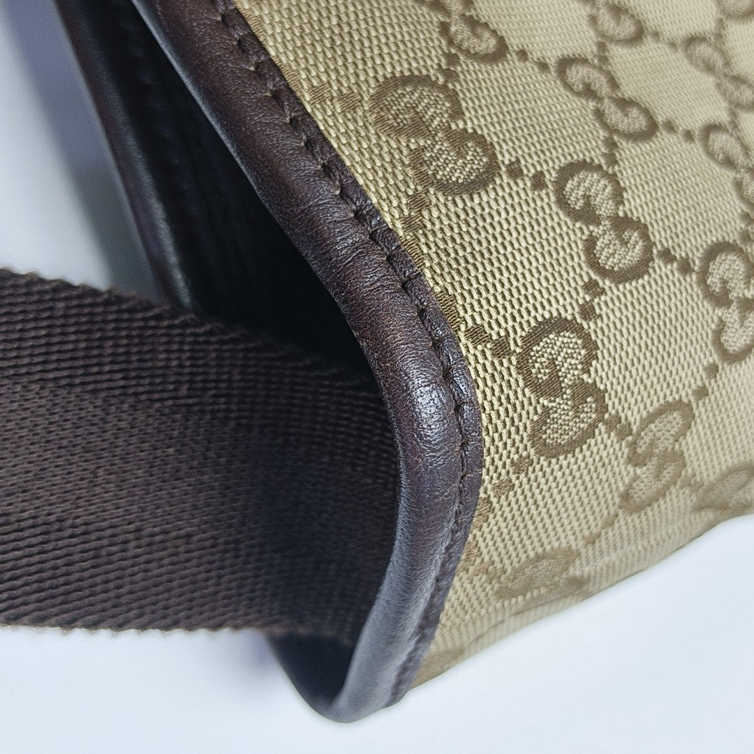 Monogram Canvas Tote Bag Brown