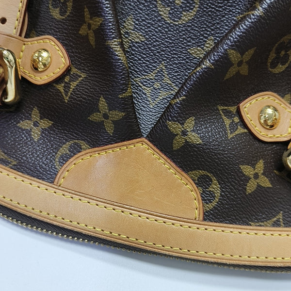 TIVOLI GM Monogram Coated Canvas Brown