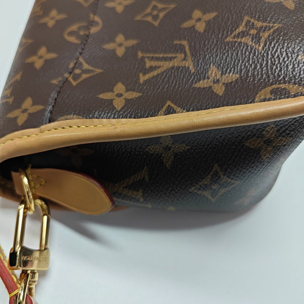 DIANE Monogram Coated Canvas Brown
