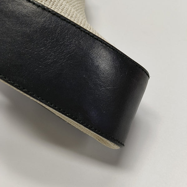 Fabric Top Handle Bag White