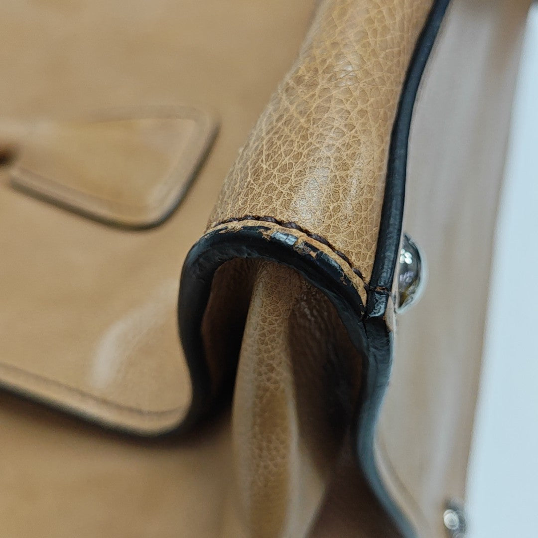 Calfskin Tote Bag Brown