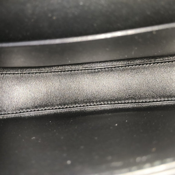 TRIOMPHE Small Patent Calfskin Black