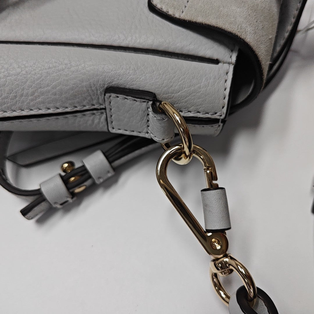 Faye Mini Quilted Calfskin Blue