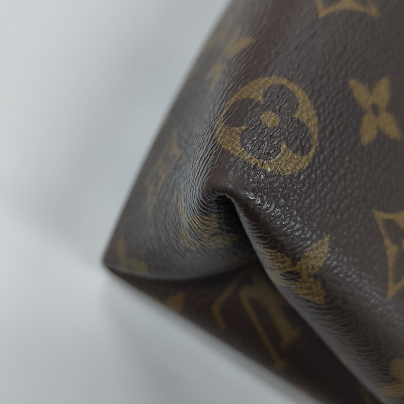 LOCKY BB Monogram Coated Canvas Brown