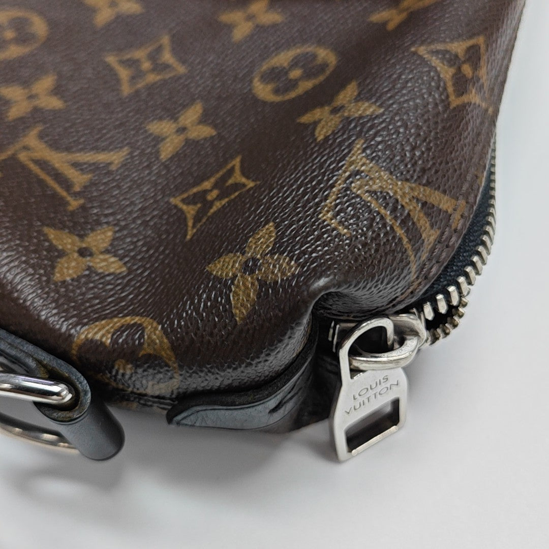 KITAN Monogram Coated Canvas Brown