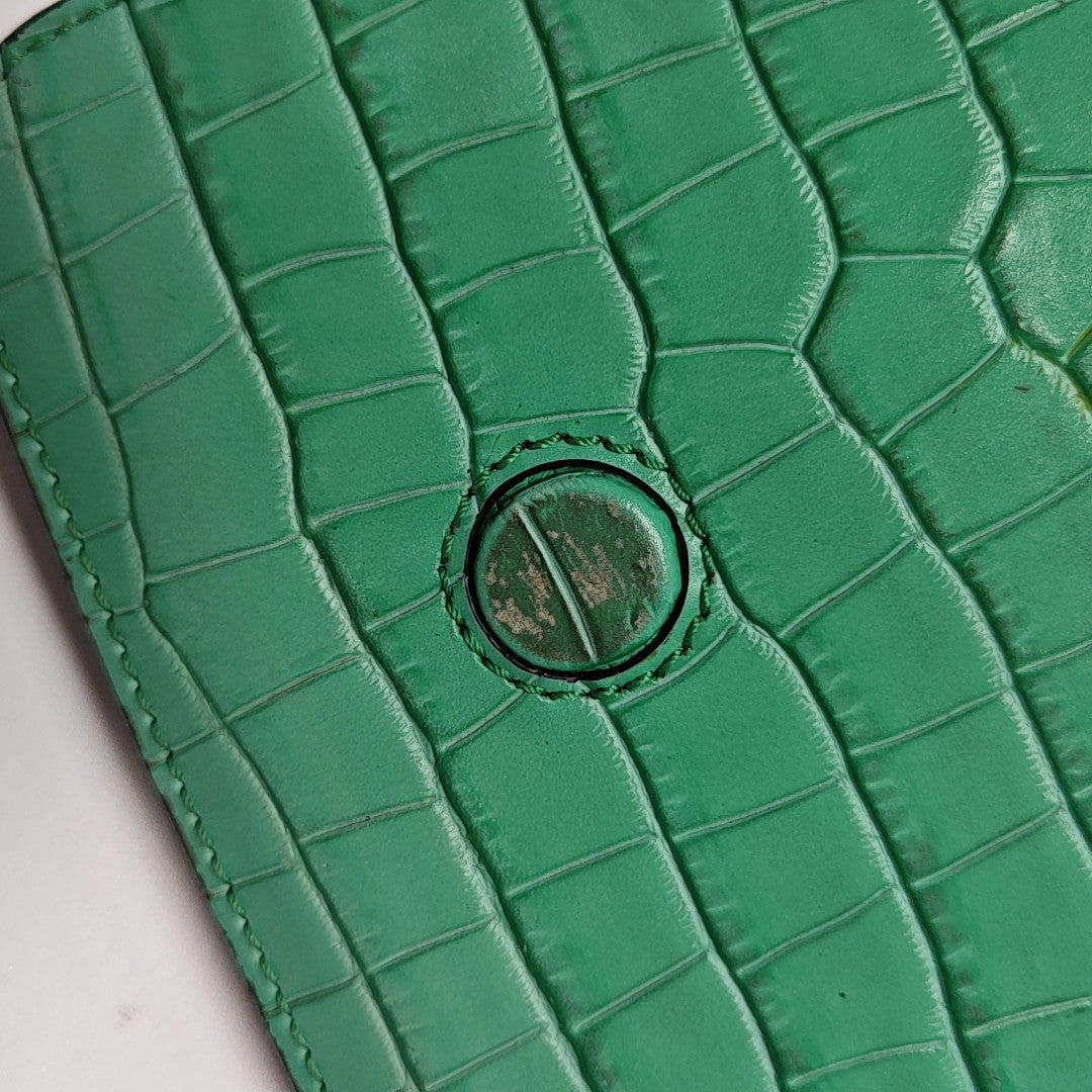 Gusset Calfskin Green