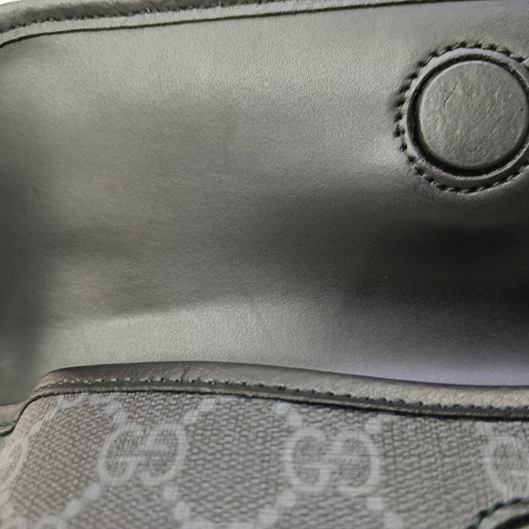 Neo Vintage Monogram Coated Canvas Black