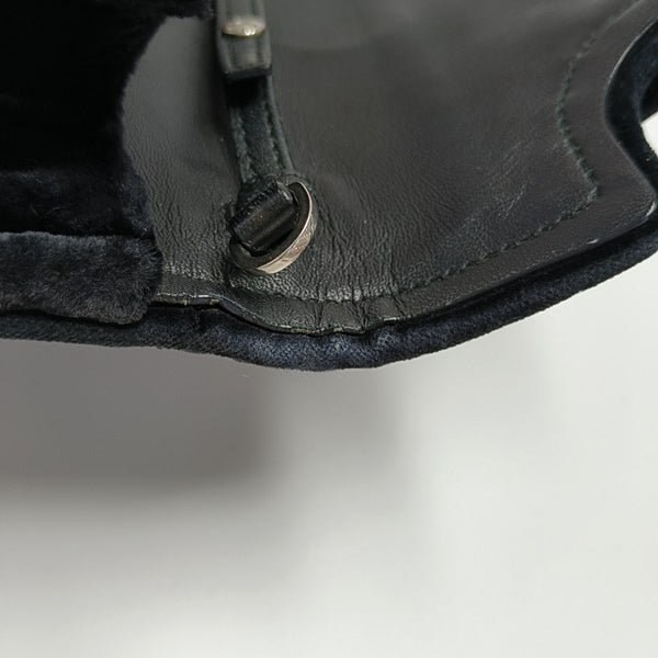 Fabric Shoulder Bag Black