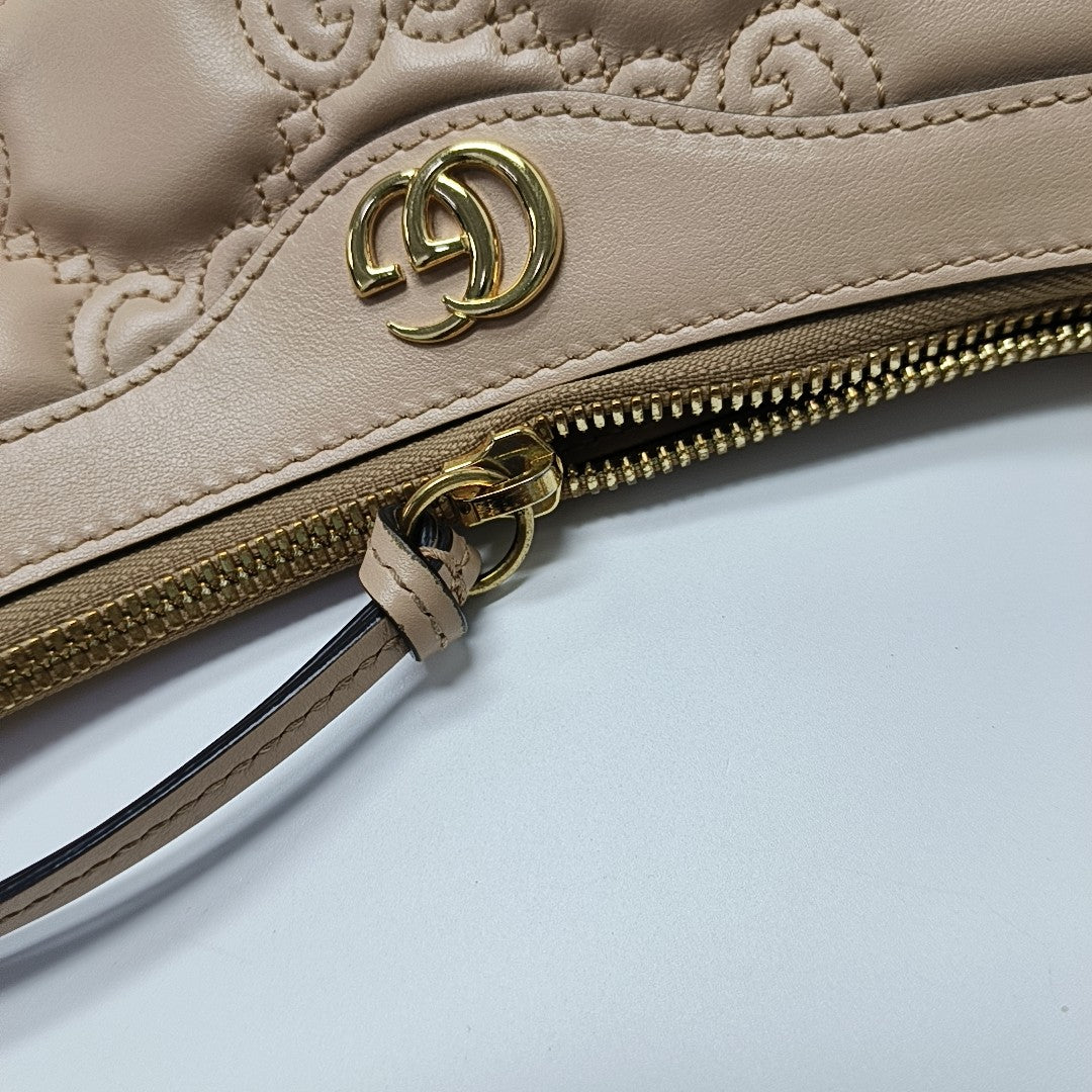 GG Matelassé Monogram Calfskin Pink