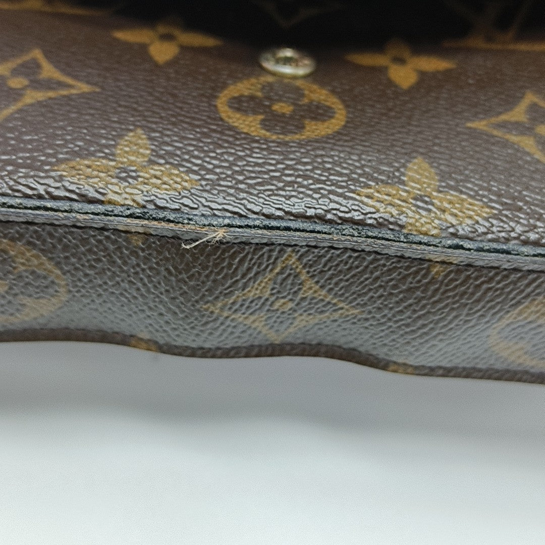 FÉLICIE Monogram Coated Canvas Brown