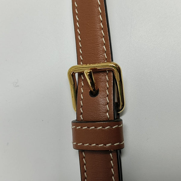 TRIOMPHE Small Coated Canvas Brown