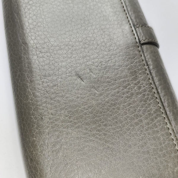 Calfskin Wallet Gray