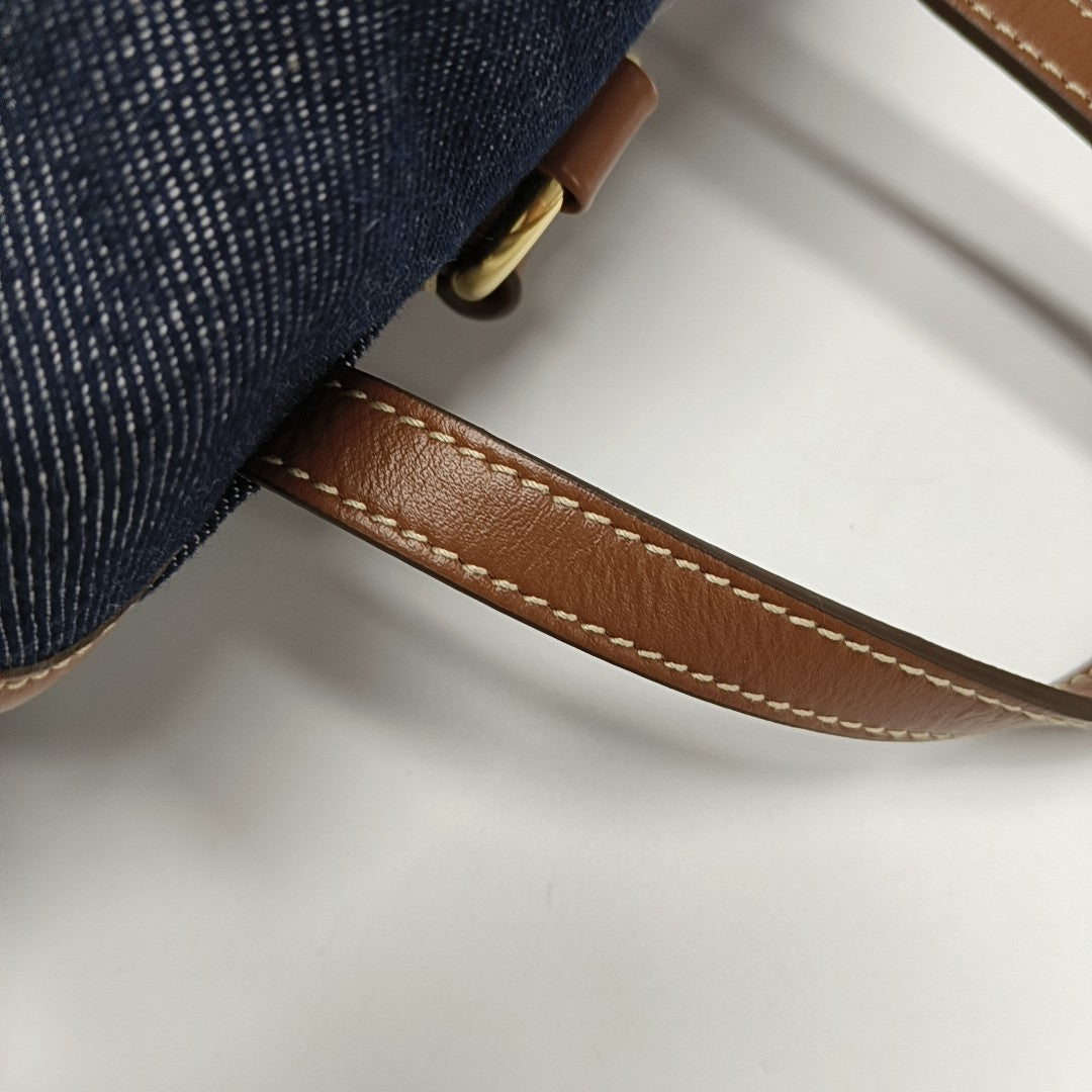 Denim Backpack Blue