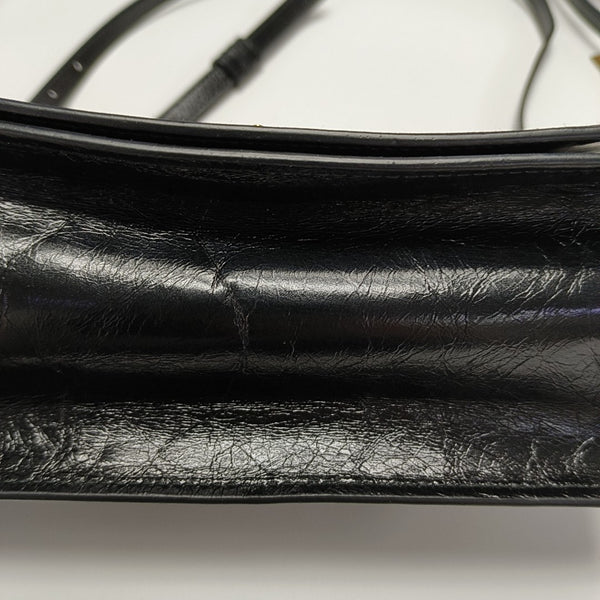 Calfskin Crossbody Bag Black