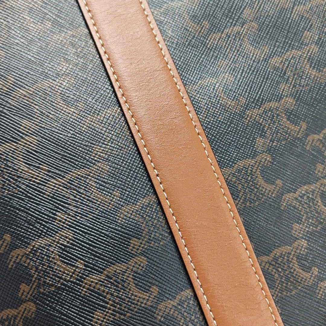 TRIOMPHE CANVAS Medium Coated Canvas Brown