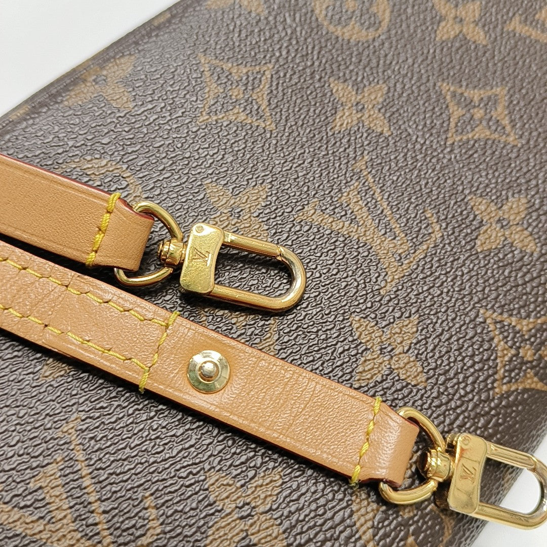 IVY Monogram Coated Canvas Brown