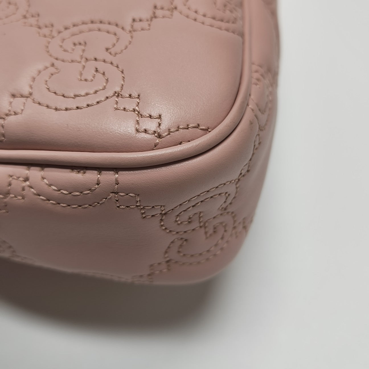 GG Matelassé Quilted Calfskin Pink