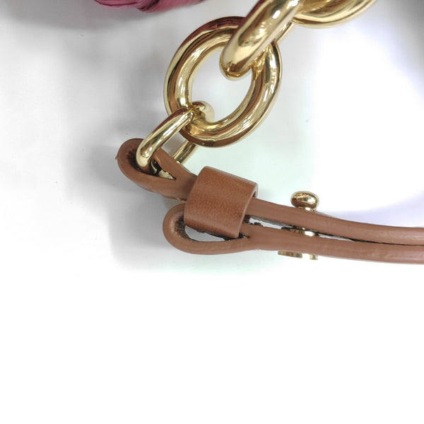 Straw Shoulder Bag Pink