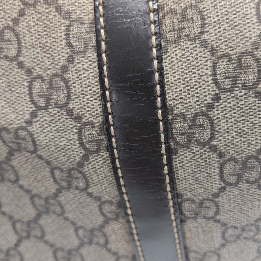 Joy Monogram Coated Canvas Beige