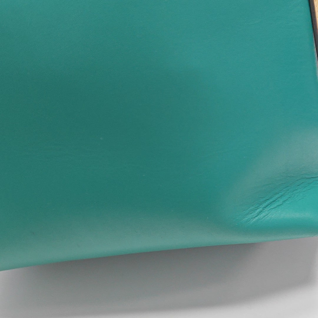 TWISTED CABAS Small Calfskin Green