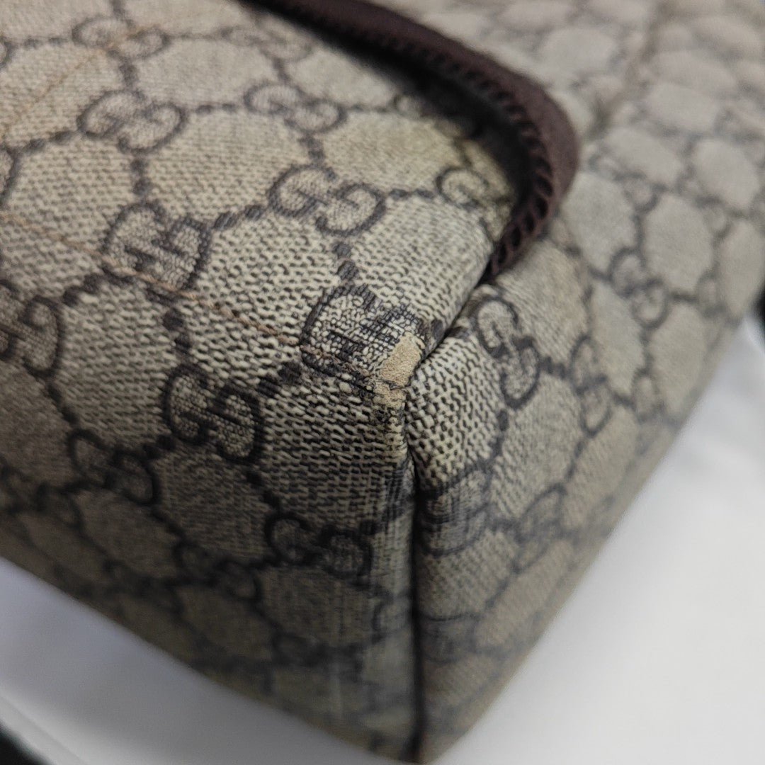 Signature Monogram Coated Canvas Beige