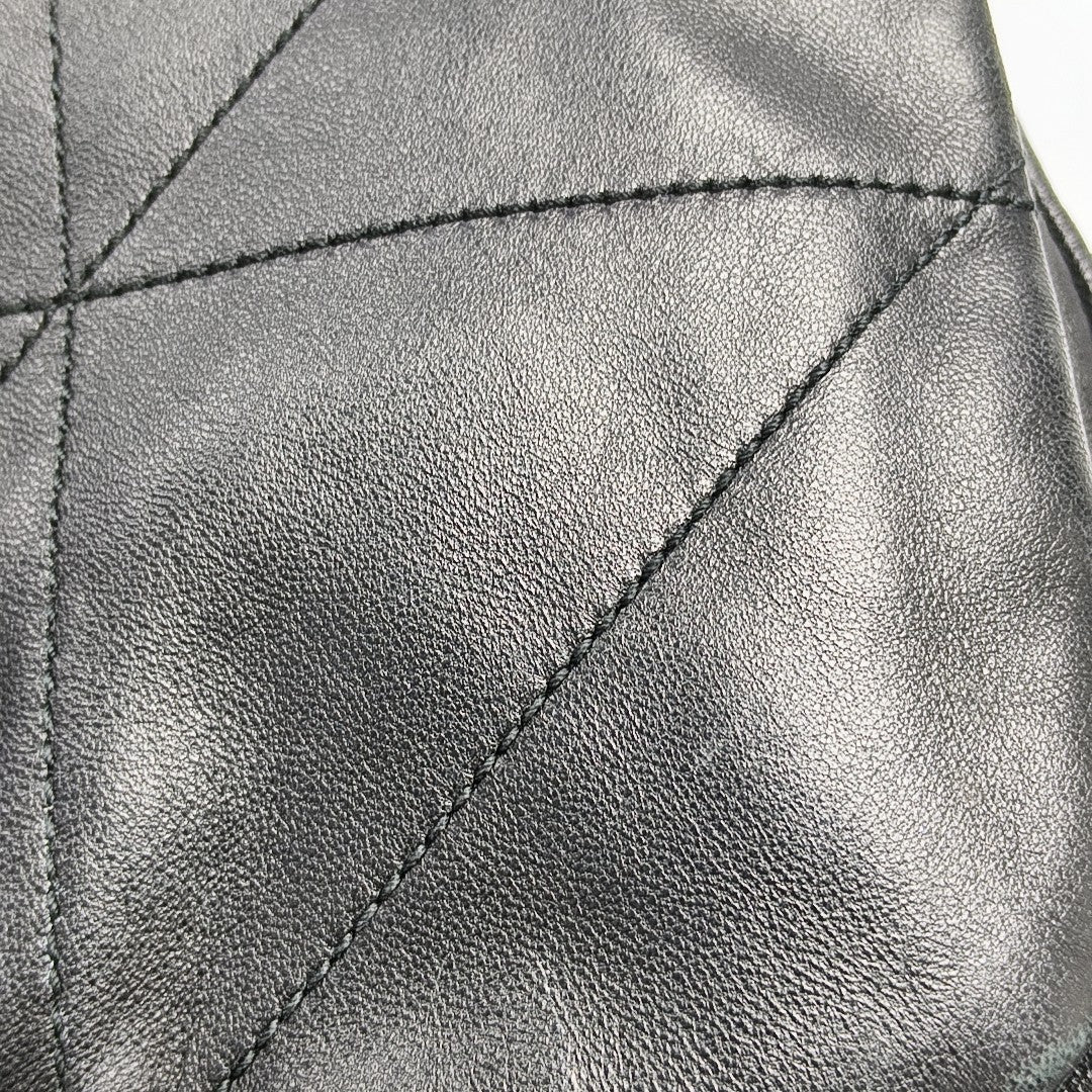 JAMIE Small Quilted Lambskin Black