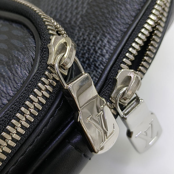 AMAZON Damier Graphite Coated Canvas Gray