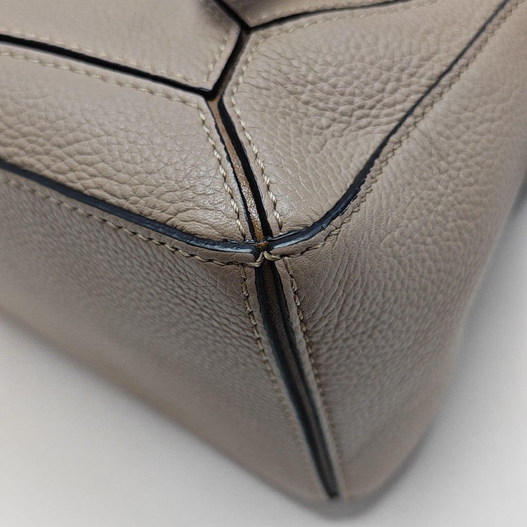 Puzzle Small Calfskin Beige