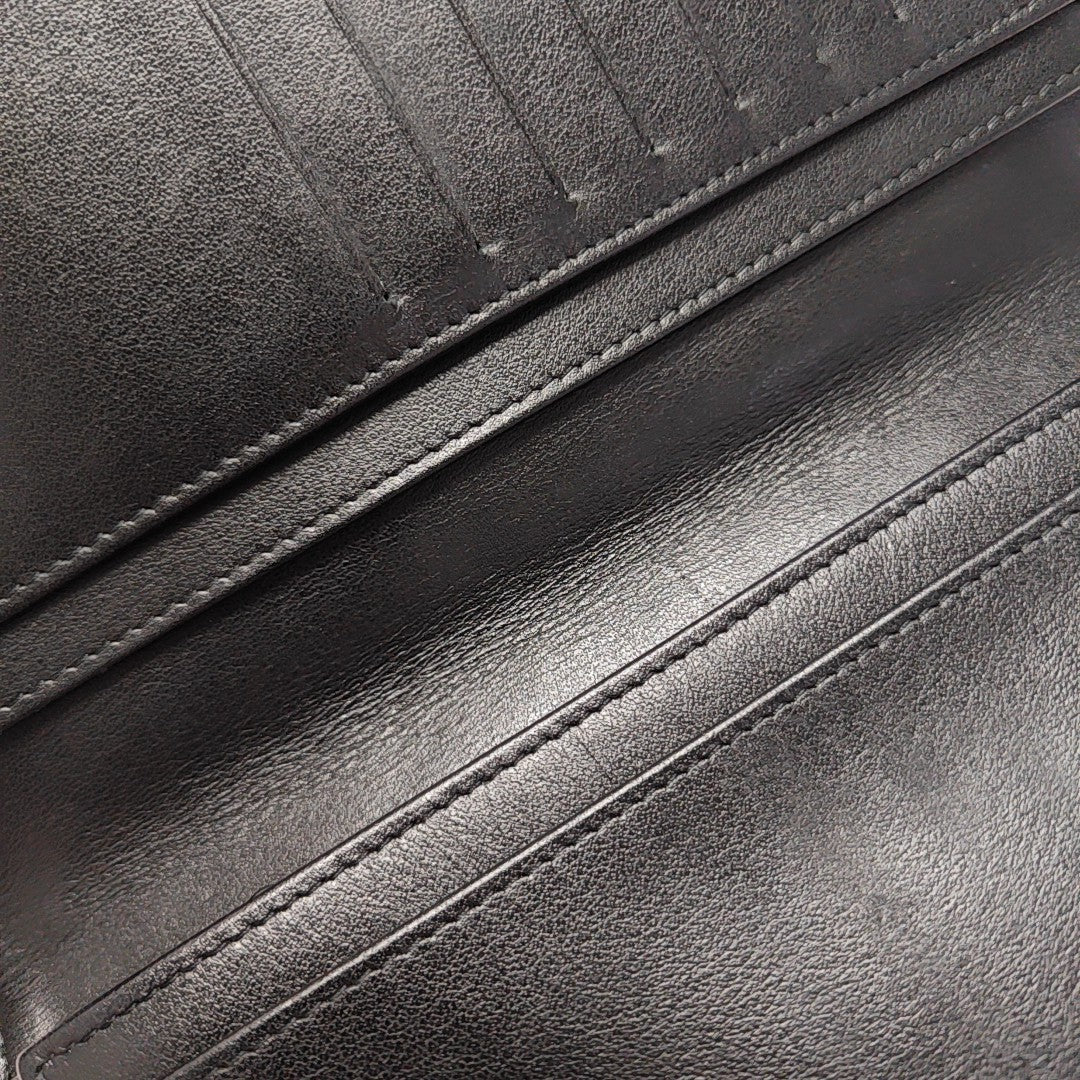 BOY CHANEL Mini Quilted Grained Calfskin Black Wallet