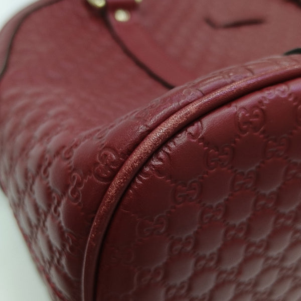 Microguccissima Monogram Calfskin Red