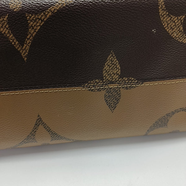 ONTHEGO MM Monogram Coated Canvas Brown
