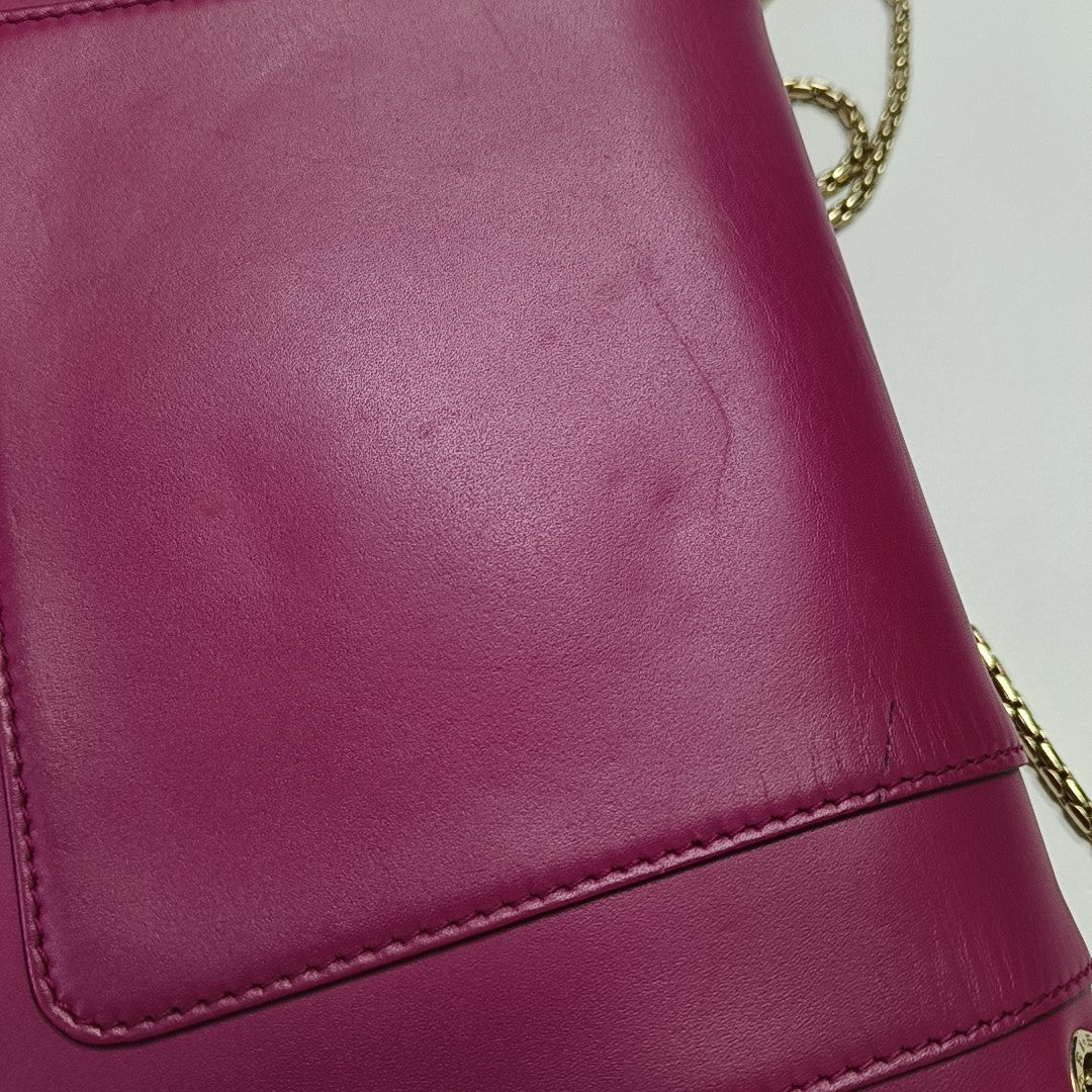 SERPENTI FOREVER Medium Calfskin Red