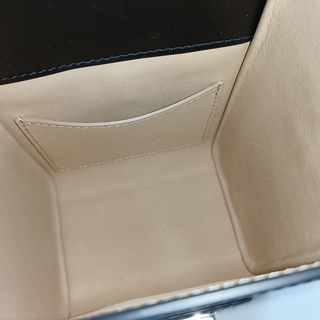 Calfskin Shoulder Bag Black