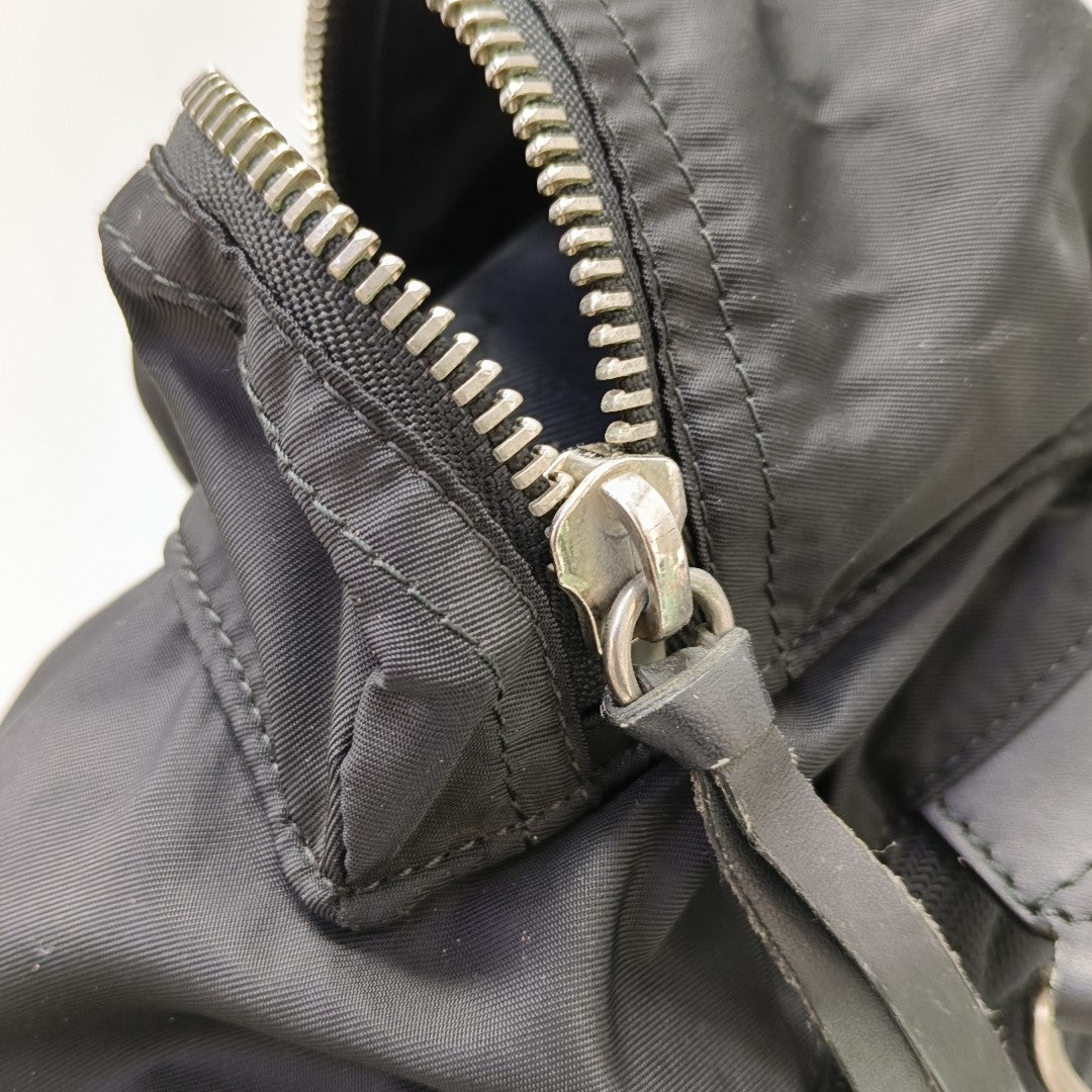 The Rucksack Medium Nylon Black