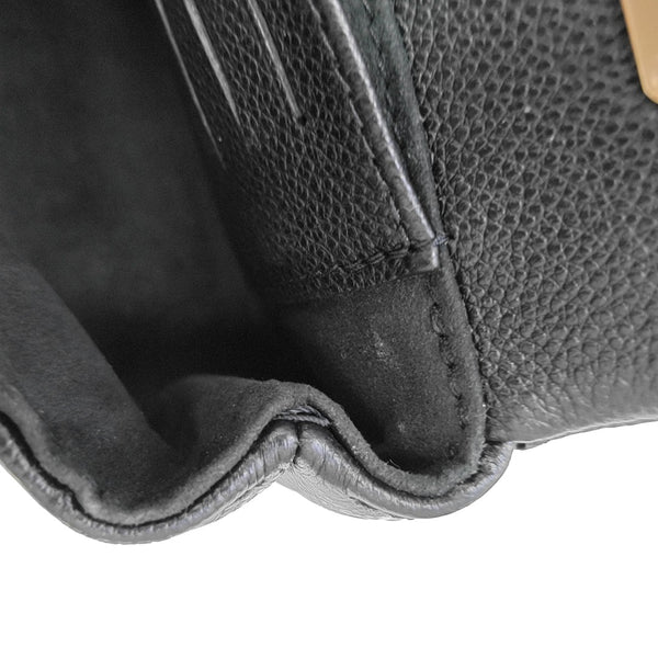 NANO MADELEINE Nano Monogram Calfskin Black