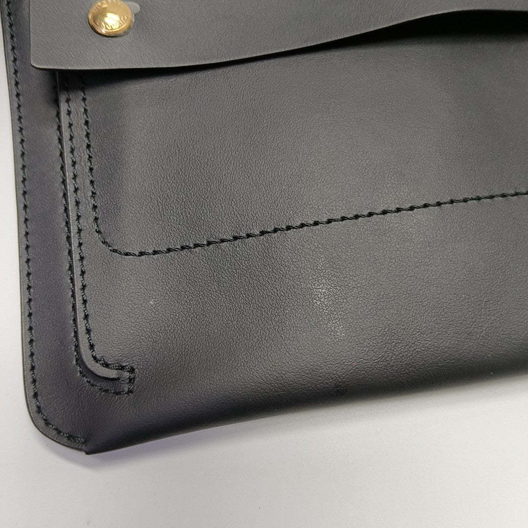 Calfskin Shoulder Bag Black