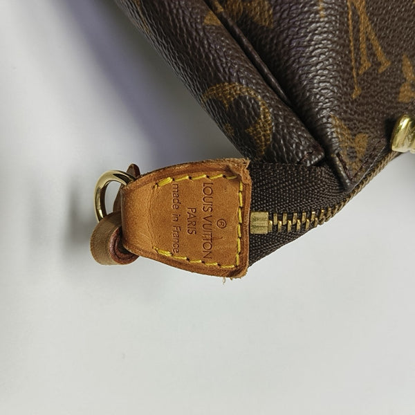 ACCESSOIRES Monogram Coated Canvas Brown